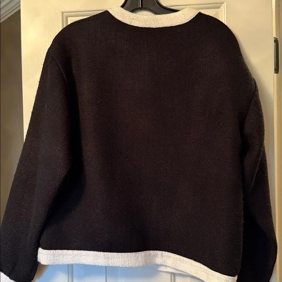 Anthropologie Black and White Jacket - Picture 5 of 5